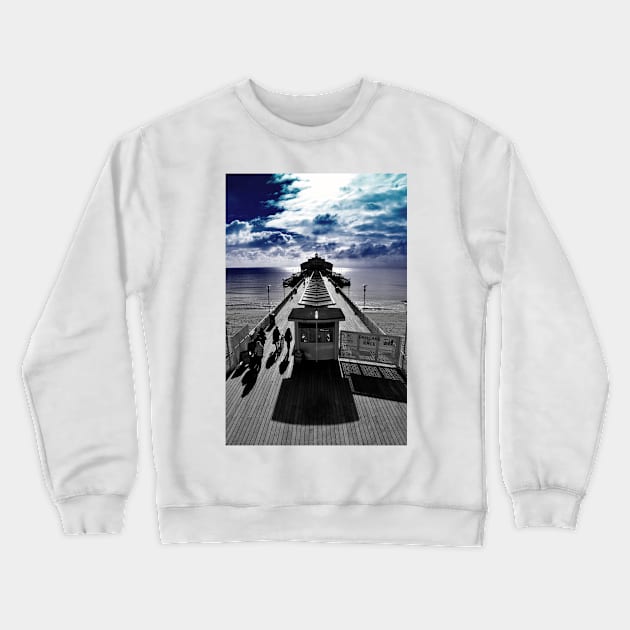 Bournemouth Pier Dorset England Crewneck Sweatshirt by AndyEvansPhotos